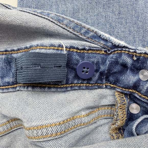 Isabel Maternity by Ingrid & Isabel Light Blue Denim Overalls - Picture 11 of 11